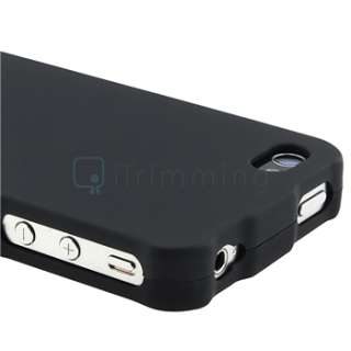 Hard Case+Car Charger+LCD For AT&T and Verizon iPhone 4 4S 4GS  