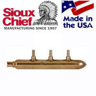 port 1/2 PEX Plumbing Manifold Sioux Chief SWEAT  