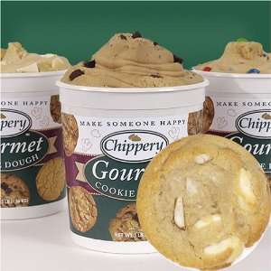 Chippery Gourmet White Chunk Almond Cookie Dough   Two, 3 lb. Tubs