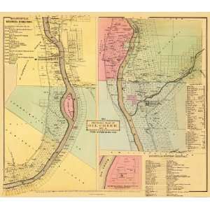  OIL CREEK PENNSYLVANIA NO. 2 TOWNSHIP LANDOWNER MAP BY 