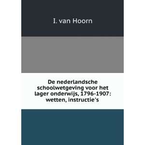   onderwijs, 1796 1907 wetten, instructies . I. van Hoorn Books