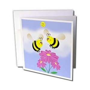  Designs Cartoons   Bees in love Two Bumble bees staring lovingly 