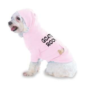  Goats Rock Hooded (Hoody) T Shirt with pocket for your Dog 