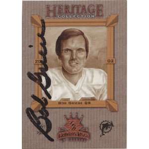  Bob Griese signed autographed Donruss Card Miami Dolphins 