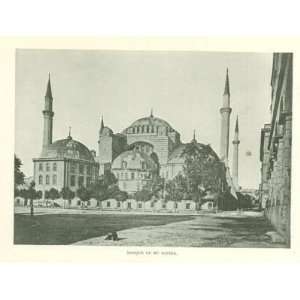  Constantinople St Sophia Mosque of Valide Mohammedans 