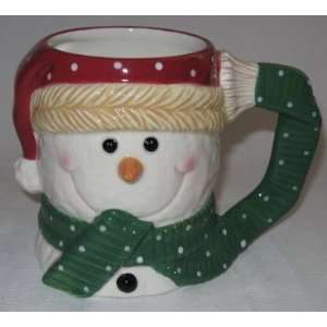  Vintage Christmas Snowman Mug Made For Yankee Candle 