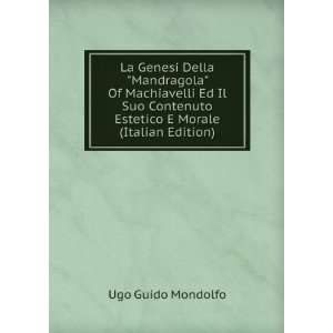   Estetico E Morale (Italian Edition) Ugo Guido Mondolfo Books