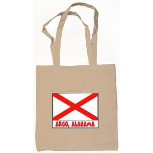 Argo Alabama Souvenir Tote Bag Natural 