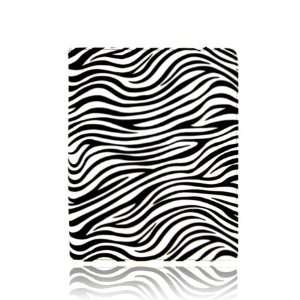  Stand Case For iPad 2 / iPad 3 (The New iPad)   Black/White Zebra 