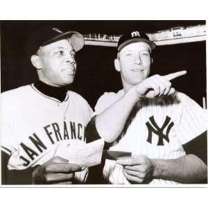  Willie Mays and Mickey Mantle Photo