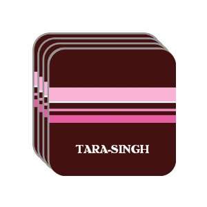  Personal Name Gift   TARA SINGH Set of 4 Mini Mousepad 