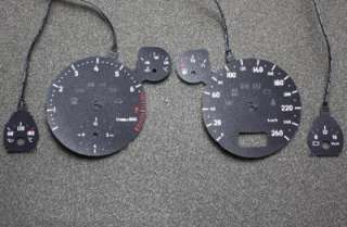 Audi A4 B5 plasma speedometer dials gauges 260 KMH  