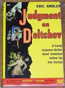 Eric Ambler Judgment on Deltchev First Printing  