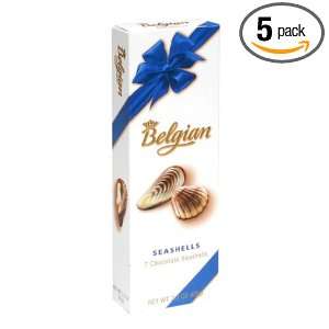 The Belgian Chocolate Group Seashells Blue Ribbon Chocolates, 2.3 