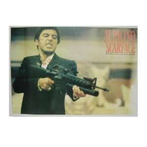   Poster Al Pacino Color with Gun Killing Lots of People