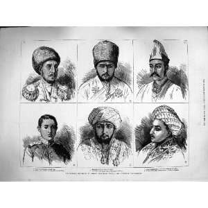   1883 CORONATION MOSCOW PRINCES ASIA KHAN KHIVA ARKAD