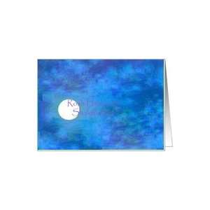  Rosh Hashanah,Son, New Moon in a Sea of Blue Card Health 