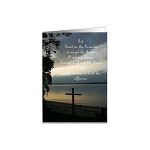 Serenity Prayer Outdoor Chapel Card