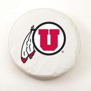 Utah Utes White Tire Cover, Small