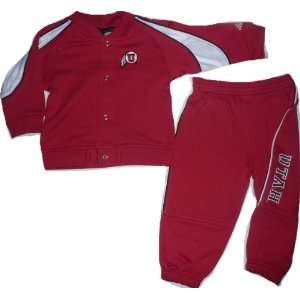 Utah Utes Baby Infant Sweat Suit 12 Months Jacket Pants