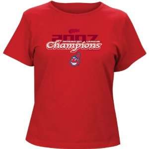 Cleveland Indians 2007 American League Champions Womens Tee  