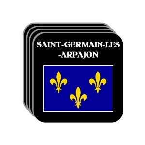    France   SAINT GERMAIN LES ARPAJON Set of 4 Mini Mousepad Coasters