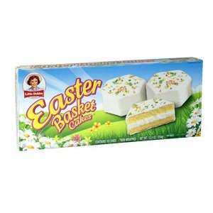 Little Debbie White Easter Basket Cakes, 10 Cakes Per Box, Pack of 2 