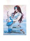 Pin Up Fantasy Paintings, 5x7 Greeting Cards items in Steve Baier 