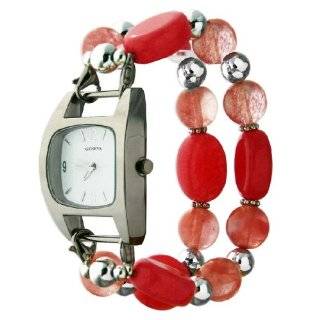 Interchangeale Beaded Band and Watch Face, 5IN, White by Simply Me