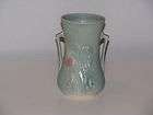 vintage hull pottery thistle vase 52 6 1 2 handles