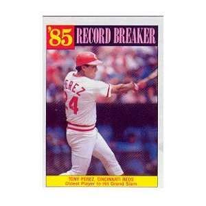    1986 Topps #205 Tony Perez Record Breaker