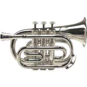  Amati ATR 314IS O Bb Pocket Trumpet in Silver Musical 