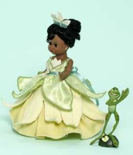 New Madame Alexander Princess Tiana with Naveen Doll 8  
