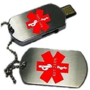  GI Dog Tag Medical ID with USB