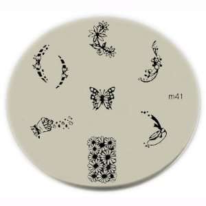  Konad Stamping Nail Art Image Plate   M41 Beauty