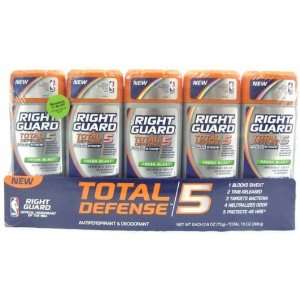  Right Guard Total Defense Antiperspirant 5 Pack 