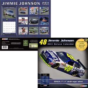   Factory Jimmie Johnson 2011 Deluxe 12X12 Calendar