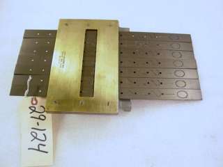 Gorton Engraving Machine Serial Numbering & Copy Strips  