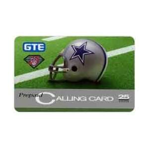   Card 25u NFL (75th Ann) Football Helmet Series Dallas Cowboys Helmet