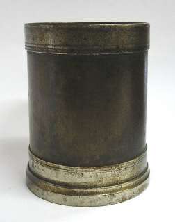 Tres ancienne XIXéme measure en bronze pour farine, années 1850 