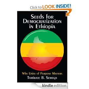 Seeds for Democratization in Ethiopia Why Unity of Purpose Matters 
