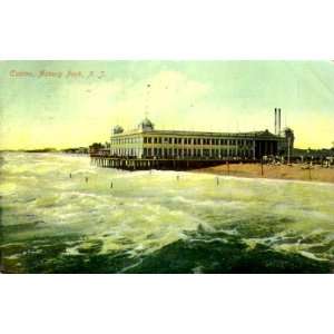  1910 Casino, Asbury Park, NEW JERSEY PREMIUM POSTCARD 