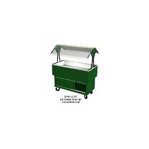 Duke DPAH 3 CP   Cold Food Portable Buffet, 3 Sections, Clear Canopy 