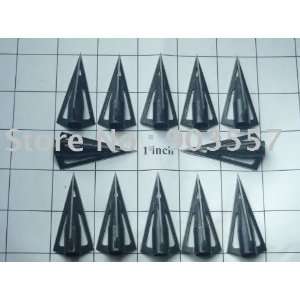 48 dark broadheads 125gr 3 blade hunting arrowheads  