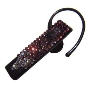  StyleSynch Ultra Slim Bling Bluetooth Headset in Aubergine 