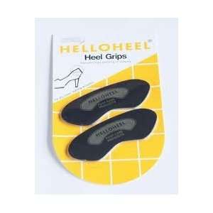  Heel Grips Natural Latex Foam(2 Pair Black and Beige Color 
