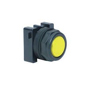 WEG 30mm Push Button Body, Flush, Yellow (Requires Auxiliary Contact 