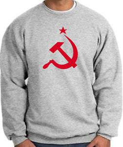 USSR Soviet Union RED Hammer and Sickle Sweatshirt  
