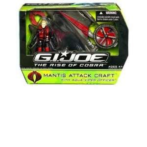   of the Cobra Mantis Attack Craft with Aqua viper Officer Toys & Games