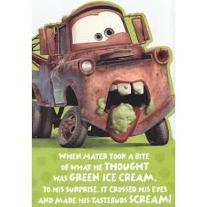 Greeting Cards Birthday Cars When Mater took a bite of